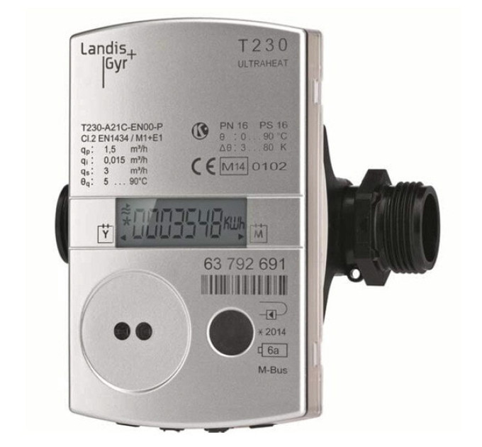 Теплолічильник ULTRAHEAT T230 1,5 м3/ч DN20