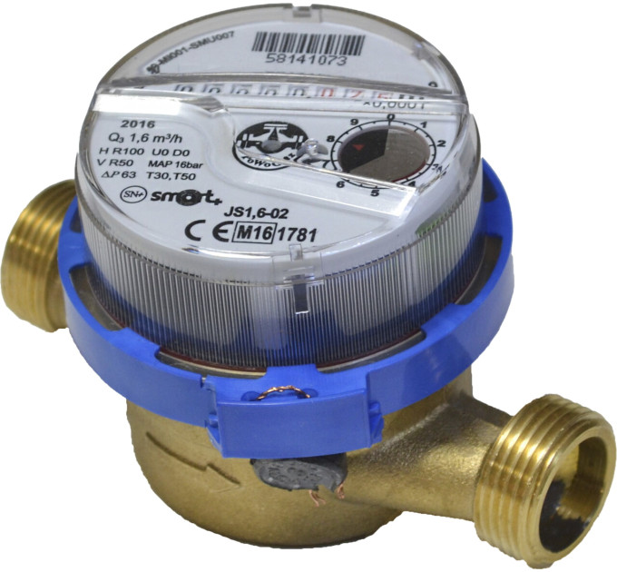 Лічильник холодної води PoWoGaz JS 1,6 DN15 SMART+