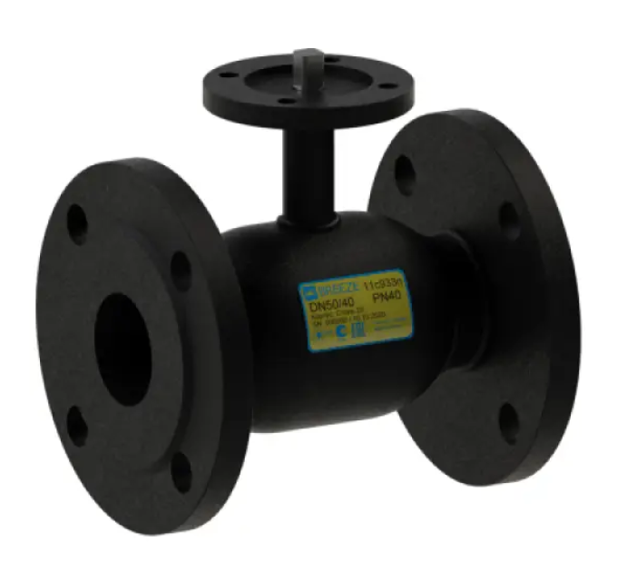Кран кульовий сталевий фланцевий цільнозварний 11с933п під єл.привід Breeze Ру16 Ду100/80